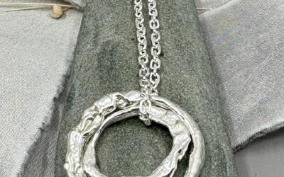 Silver Double Link Necklace