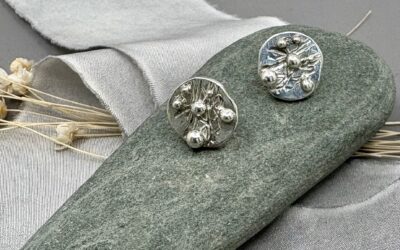 Handmade Silver Stud Earrings